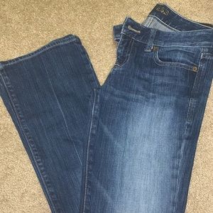 Express bootcut jeans size 2r medium wash